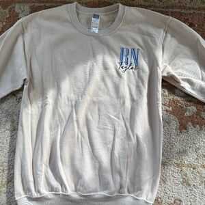 Tan RN Taylor crewneck